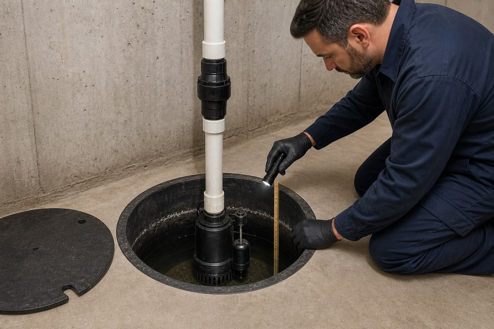 Dry-side assessment of sump pump failure modes during heavy rain